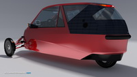 Inde® Solar Powered Amphibian Electric Car with Human Assistance