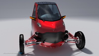 Inde® Solar Powered Amphibian Electric Car with Human Assistance