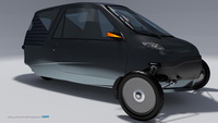 Inde® Solar Powered Amphibian Electric Car with Human Assistance